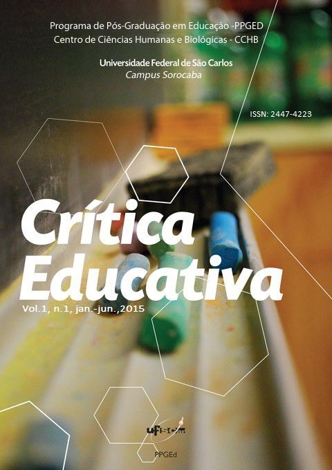 					Visualizar v. 1 n. 1 (2015): Dossiê: Políticas educacionais no tempo presente
				