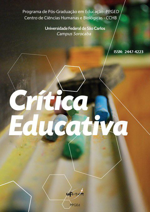 Capa Revista Crítica Educativa